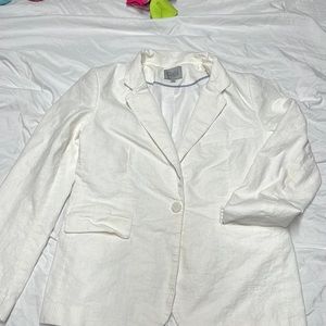 Dalia semi dress coat. Off white